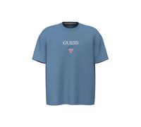 Oversized T-shirt Guess Baker Logo Bleu XL
