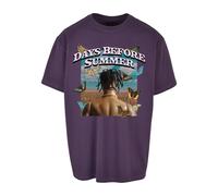 Mister Tee Days Before Summer Oversize Short Sleeve T-shirt Purple 5XL Men