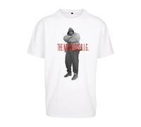 Mister Tee Biggie Smalls Concrete Oversize Short Sleeve T-shirt White XS Men