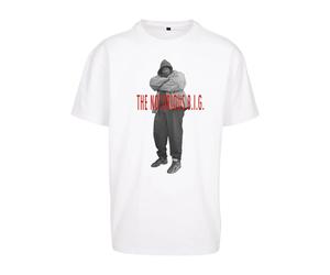 Oversized T-shirt Mister Tee Biggie Smalls Concrete Blanc XS