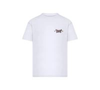 Oversized T-shirt Mister Tee Italian Nights Blanc XL