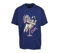 Oversized T-shirt Mister Tee Lady Luck Bleu XL