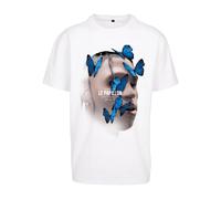 Oversized T-shirt Mister Tee Le Papillon Blanc L