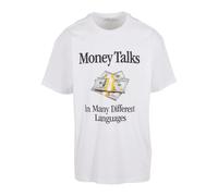 Mister Tee Money Talks Short Sleeve T-shirt White 2XL Men