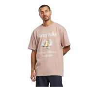 Mister Tee Money Talks Short Sleeve T-shirt Pink S Men