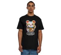 Mister Tee Welcom Cat Heavy Oversize Short Sleeve T-shirt Black S Men