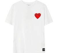 Oversized T-shirt Sixth June Heart Blanc XL