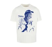 Oversized T-shirt Upscale 2Pac Me Against the World Blanc 4XL