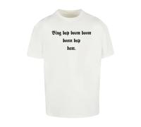 Oversized T-shirt Upscale Bing Bab Boom Heavy Blanc S
