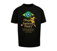 Mister Tee Footwork Poetry Short Sleeve T-shirt Black M Men