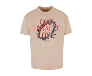 Oversized T-shirt Upscale God Loyalty Love Blanc M