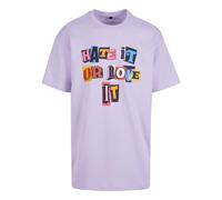 Oversized T-shirt Upscale Hate It Or Love It Violet 5XL
