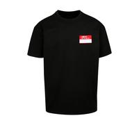 Oversized T-shirt Upscale Hey! My Name Is Noir S