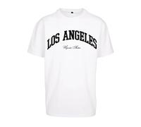 Oversized T-shirt Upscale L.A. College Blanc XS