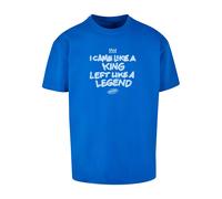 MT Upscale Men's Mt3120-Like A Legend Oversize Tee T-Shirt, Cobalt Blue, L Plus Tall