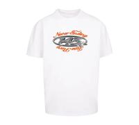 Oversized T-shirt Upscale Never ending Heavy Blanc L