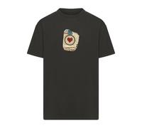 Oversized T-shirt Upscale Never Quit Heavy Noir M