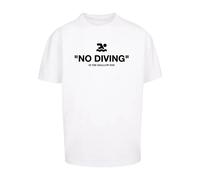 Oversized T-shirt Upscale No Diving heavy Blanc L