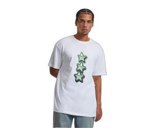 Oversized T-shirt Upscale Peace&Love Heavy Blanc L