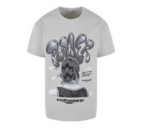 MT Upscale Men's Mister T-Shirt Power Foward 2.0 Oversize Tee, 100% Cotton, Light Asphalt, XL, XXL