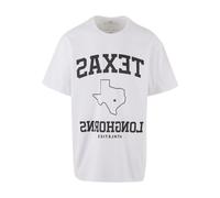 Oversized T-shirt Upscale Texas Longhorns Mirrored Blanc XS