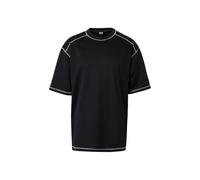 Oversized T-shirt Urban Classics Closehole Mesh Noir M