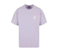 Oversized T-shirt Urban Classics Weavy Logo Heavy Blanc M