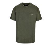 Urban Classics Men's Oversized Small Embroidery tee T-Shirt, Bottle Green, L