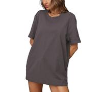 Oversized T Shirts Short Sleeve Round Neck Basic Cotton Tees Women's Casual Baggy Tops Blouse Trendy Y2K Solid Color Shirts 2025 Spring Summer Lightweight T-Shirt for Girls Teenagers