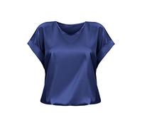 Oversized Tshirts For Women,Spring And Summer Women'S Short Sleeved Satin Shirt Loose Casual Round Neck T Shirt