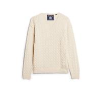 Oversized twisted pullover for women Superdry Beige L/XL