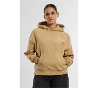 Urban Classics Jacquard Velvet Oversized Hoodie Brown S Women