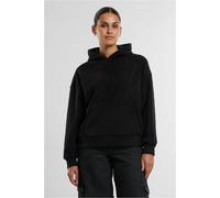 Oversized velvet women's hoodie Urban Classics Noir L
