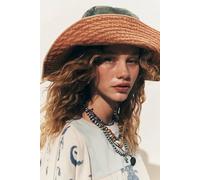 Oversized Washed Bucket Hat at Free People in Neutral - female