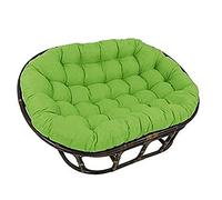 Oversized Waterproof Chair Cushion for Rattan Swing Chairs Stylish Comfort Pad with Ties FourCorner Arc Design Perfect for Outdoor Use