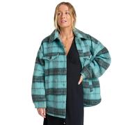 Oversized women's trucker jacket Billabong Lucky Star Bleu M