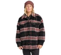Oversized women's trucker jacket Billabong Lucky Star Noir L