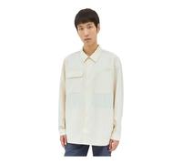 Oversized Work Shirt with Perforated Panel - male - Dickies - Casual Shirts - Beige - M - Shirts M
