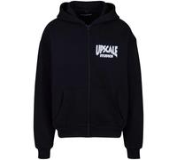 Oversized zip-up sweatshirt Upscale Studios Ultra Heavy Noir XL