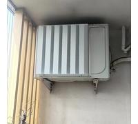 Oversold88 Air Conditioner Covers for Outside Units, Air Conditioning Deflector Air Vent Cover, Change the wind direction, Air Vent Louver Screen AC Compressor Condenser Protection Fence(650x650mm)