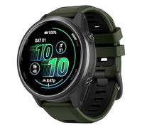 OVERSTEP 22mm Silicone Quick Release Waterproof Sport Strap Compatible With Garmin Forerunner 255,265,570,Venu 2,3,Vivoactive 4,Coros Pace 3