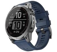 OVERSTEP Compatible for Garmin Fenix 7X Strap, 26mm Wide Soft Silicone Replacement Strap for Garmin Fenix 7X/Fenix 5X/Fenix 5X Plus/Fenix 6X/Fenix 6X Pro/Fenix 3/HR/Descent MK1/D2 Delta PX/D2 Charlie