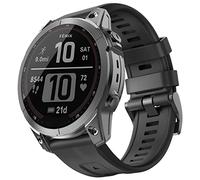 OVERSTEP Compatible for Garmin Fenix 7X Strap, 26mm Wide Soft Silicone Replacement Strap for Garmin Fenix 7X/Fenix 5X/Fenix 5X Plus/Fenix 6X/Fenix 6X Pro/Fenix 3/HR/Descent MK1/D2 Delta PX/D2 Charlie