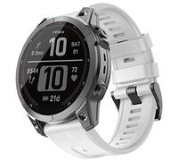 OVERSTEP Compatible for Garmin Fenix 7X Strap, 26mm Wide Soft Silicone Replacement Strap for Garmin Fenix 7X/Fenix 5X/Fenix 5X Plus/Fenix 6X/Fenix 6X Pro/Fenix 3/HR/Descent MK1/D2 Delta PX/D2 Charlie