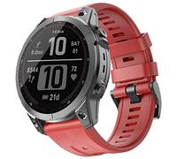 OVERSTEP Compatible for Garmin Fenix 7X Strap, 26mm Wide Soft Silicone Replacement Strap for Garmin Fenix 7X/Fenix 5X/Fenix 5X Plus/Fenix 6X/Fenix 6X Pro/Fenix 3/HR/Descent MK1/D2 Delta PX/D2 Charlie