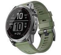 OVERSTEP Compatible for Garmin Fenix 7X Strap, 26mm Wide Soft Silicone Replacement Strap for Garmin Fenix 7X/Fenix 5X/Fenix 5X Plus/Fenix 6X/Fenix 6X Pro/Fenix 3/HR/Descent MK1/D2 Delta PX/D2 Charlie