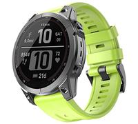 OVERSTEP Compatible for Garmin Fenix 7X Strap, 26mm Wide Soft Silicone Replacement Strap for Garmin Fenix 7X/Fenix 5X/Fenix 5X Plus/Fenix 6X/Fenix 6X Pro/Fenix 3/HR/Descent MK1/D2 Delta PX/D2 Charlie