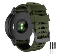 OVERSTEP Compatible with Garmin Vivoactive 3,20mm Replacement Strap Soft Silicone for Vivoactive 5/D2 Air X10/Venu SQ2/Venu 2 Plus/Forerunner 165/245/645 Music.
