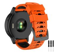 OVERSTEP Compatible with Garmin Vivoactive 3,20mm Replacement Strap Soft Silicone for Vivoactive 5/D2 Air X10/Venu SQ2/Venu 2 Plus/Forerunner 165/245/645 Music.