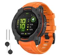 OVERSTEP Compatible with Instinct 3 45mm Watch Band, 22mm Silicone Replacement Strap for Instinct 3 AMOLED/MIP